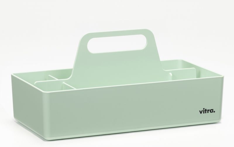 Vitra Toolbox RE in Mintgrün: Praktische Organisationsbox für Büro, Küche oder Hobbyraum.